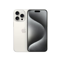 Apple iPhone 15 Pro Max 8GB RAM 256GB 4323 mAh 6.7 inches OLED Display White Titanium